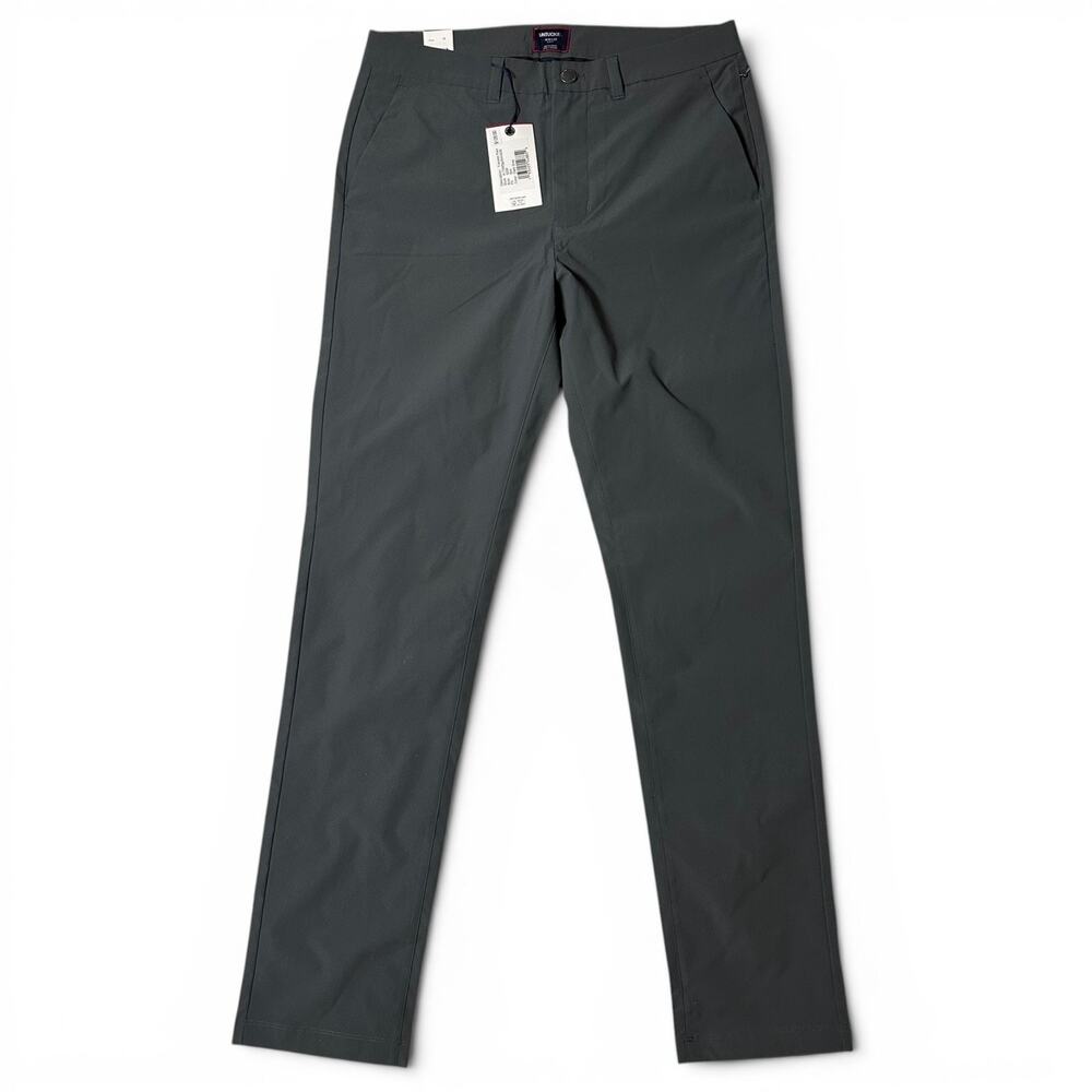 Untuckit Traveler Pant Mens Actual Size 31x32 Dark Grey Slim Fit Travel NWT